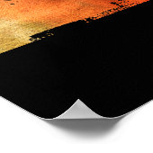 Poster Dirtbiker Duo Red and Orange Grunge (Coin)