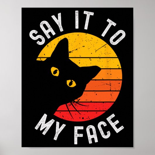 Poster Dis-Le À Mon Chat Visuel Pour Kamala (Devant)