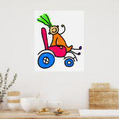 Poster Disabled Girl (Cuisine)