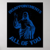 Poster Disapintments All Of You Fun Retro Christian Vinta (Devant)