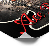 Poster Disc Golf Ace Run Chains Basket Graphic For Frisbe (Coin)