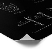 Poster Disc Golf Basket Target Patent Design - Frolf  (Coin)