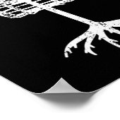 Poster Disc golf cible arbre racine panier forestier fore (Coin)