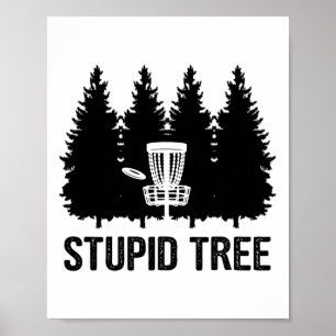 Poster Disc Golf de l'Arbre Stupide