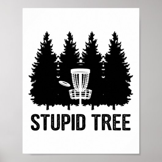 Poster Disc Golf de l'Arbre Stupide  (Devant)