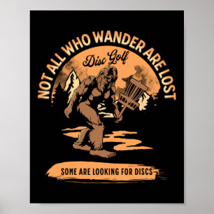 Poster Disc Golf - Les vagabonds ne sont pas tous perdus