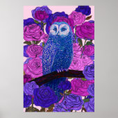 Poster Discerning Owl (Devant)