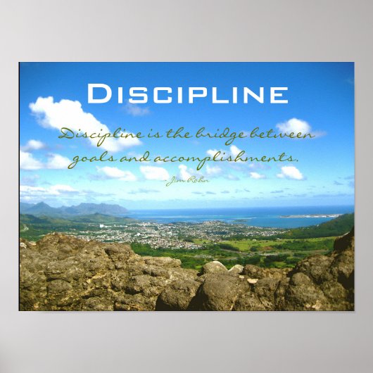 Poster Discipline (Devant)