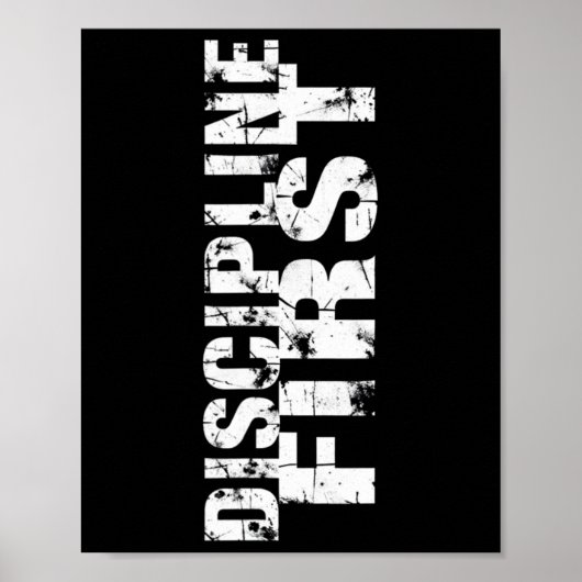 Poster Discipline bat Motivation1 (Devant)
