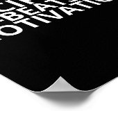 Poster Discipline bat Motivation Gym (Coin)