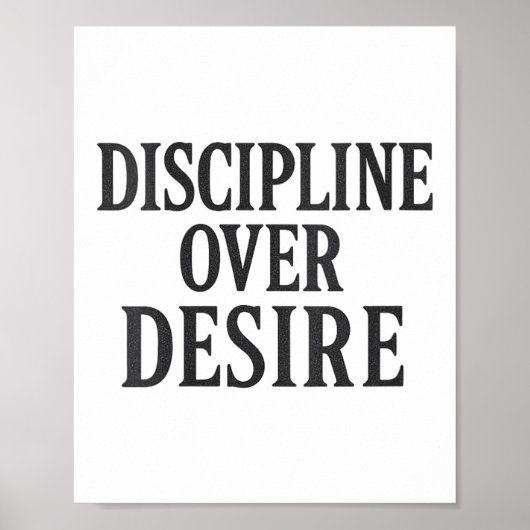 Poster Discipline des femmes sur le désir _ Motivation st (Devant)
