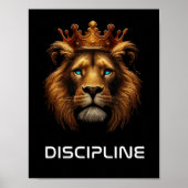 Poster Discipline du lion (Devant)