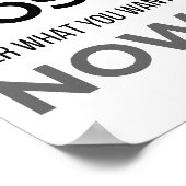 Poster Discipline - L'art de donner la priorité à ce qui (Coin)