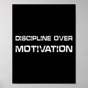 Poster Discipline sur la motivation Gymnase entraînement 