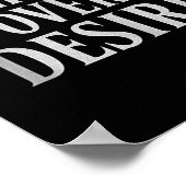 Poster Discipline sur le désir _ Citation motivationnelle (Coin)