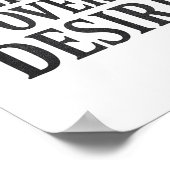 Poster Discipline sur le désir _ Citation motivationnelle (Coin)