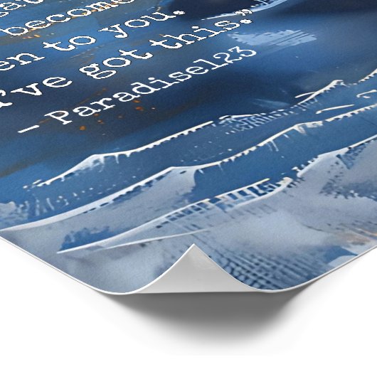 Poster Discipline ton esprit (Coin)