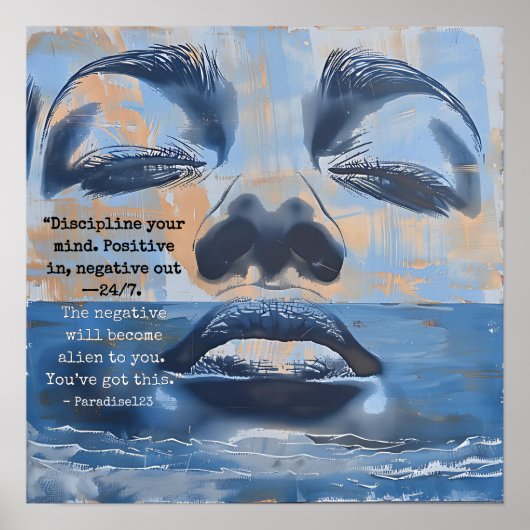 Poster Discipline ton esprit (Devant)