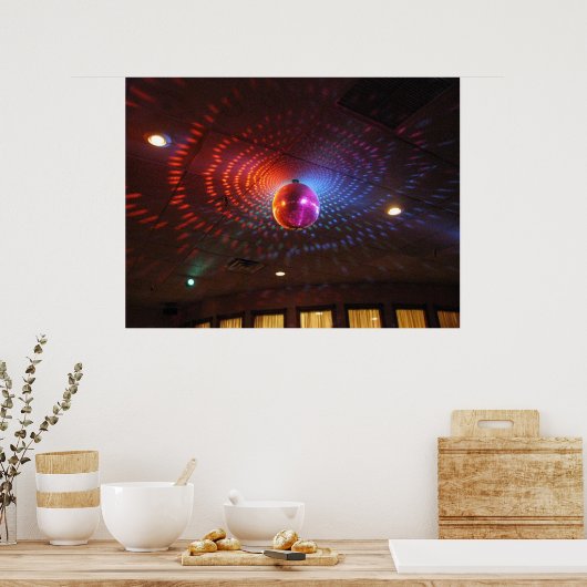 Poster Disco Ball (Cuisine)