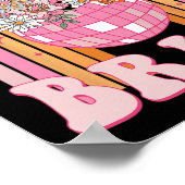 Poster Disco Bride Bridesmaid Retro Rainbow Bachelorette (Coin)