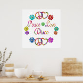 POSTER DISCO D'AMOUR DE PAIX (Cuisine)