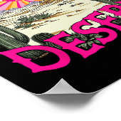 Poster Disco Dans Le Désert Équipe Mariée Scottsdale Bach (Coin)