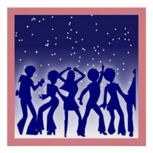 POSTER DISCO DANSEURS