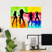 Poster Disco Girls (Bureau à domicile)