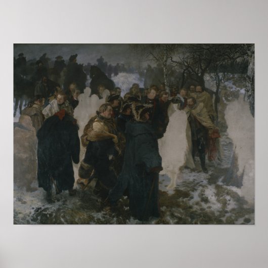 Poster Discours avant la bataille de Leuthen, 1858 (Devant)