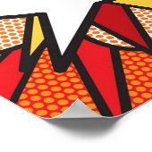 Poster Discours Bubble Comédie Livre Flash Art moderne Po (Coin)