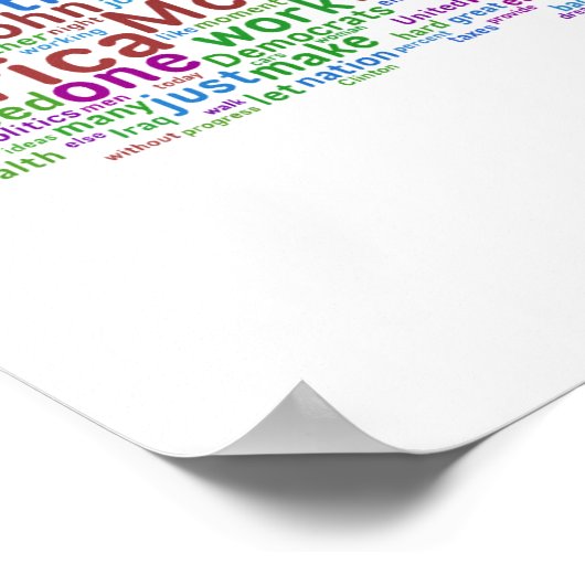 Poster Discours d'acceptation de Barack Obama (Coin)