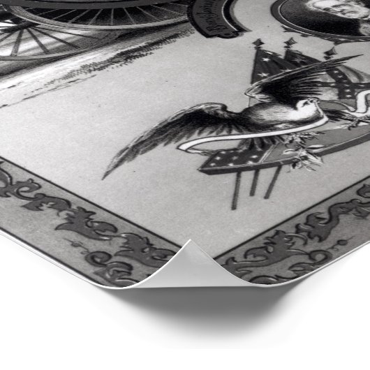 Poster Discours d'adieu du général Robert E. Lee (Coin)