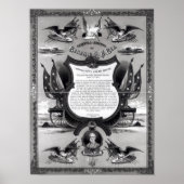 Poster Discours d'adieu du général Robert E. Lee (Devant)