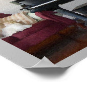 Poster Discours des Anges - Citation Thomas Carlyle - imp (Coin)