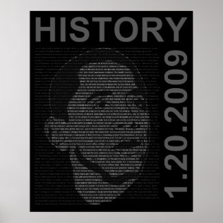 Poster discours du président Obama