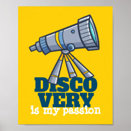 Poster Discovery Passion personaliseren