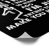 Poster Discuter avec moi est inutile, je savais que j'ava (Coin)