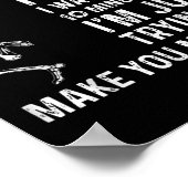 Poster Discuter avec moi est inutile, je savais que j'ava (Coin)