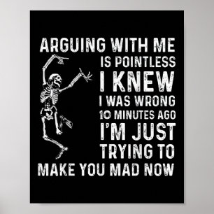 Poster Discuter avec moi est inutile, je savais que j'ava
