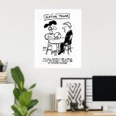 Poster Diseur de bonne aventure prédit une perte financiè (Bureau à domicile)