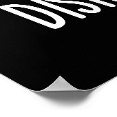 Poster Disinte-grape Funny Grape Pun Dark BG (Coin)