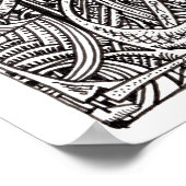 Poster Disjonction, Dessin d'encre (Coin)