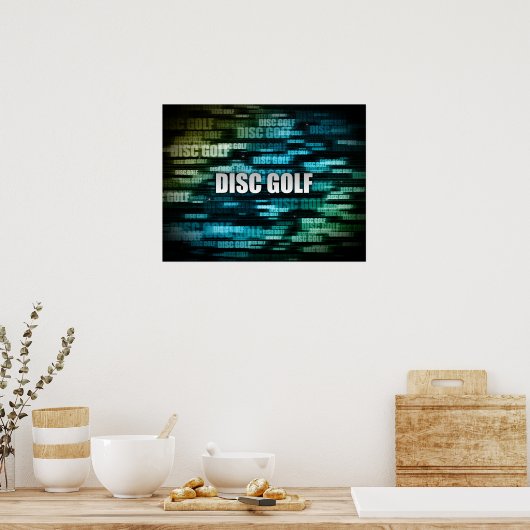 Poster Disk Golf (Cuisine)