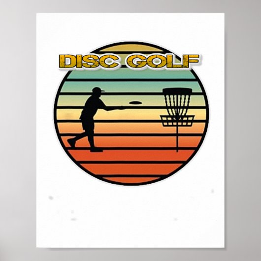 Poster Disk Golf (Devant)