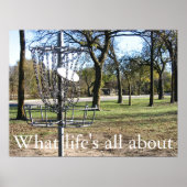 Poster Disk Golf (Devant)