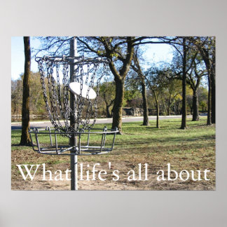 Poster Disk Golf