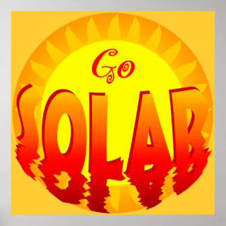 Poster Disparaissent l'affiche à énergie solaire