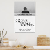 Poster Disparu mais pas oublié - Clair (Cuisine)