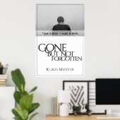 Poster Disparu mais pas oublié - Clair (Bureau à domicile)