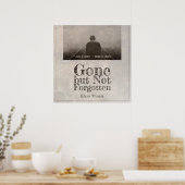 Poster Disparu mais pas oublié - Vintage (Cuisine)